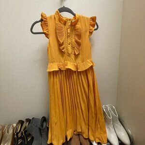 Trish Scully Mustard Dress